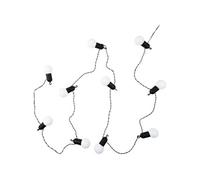Guirlande Lumineuse - HOME DECO FACTORY - 10 LEDs - Luminaire d'Extérieur - Transparent et Noir