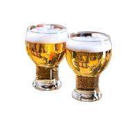 guiling-1986 Tasses en verre Ensemble de verres à bière artisanale 2, gobelets 15,3 oz Verres à boire