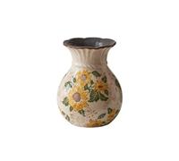 guiling-1986 Vases Décoratifs Vase à Fleurs en céramique émaillée craquelée, Vases décoratifs de Ferme Vintage for la Maison, pièce maîtresse Salon Vase de Fleurs(Petit)