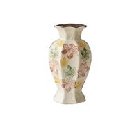 guiling-1986 Vases Décoratifs Vase décoratif en céramique émaillée craquelée, Style Vintage for la Maison, Le Salon, pièce maîtresse de Table Vase de Fleurs(Grand)