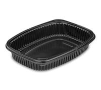 GUILLIN - COOKIPACK COOK1250N SACHET DE 40 Boite Chaude 1250cc, Polypropylène, Noir, 25,5 x 19 x 4,5 cm