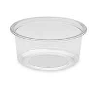 GUILLIN - TUSIPACK PO360C SACHET DE 50 Pot Rond froid 360cc, Polyéthylène, Transparent, 11,7 x 11,7 x 5,7 cm