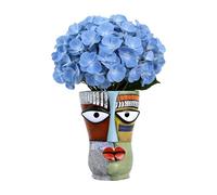 GuimMCanLin Pot de Fleurs Visage - Vase d'art Abstrait,Pots de Fleurs Tête | pour Table Balcon Terrasse Jardin Porche Salon Cuisine Entrée