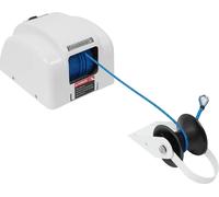Guindeau électrique 12V pour bateau, résistant à l'eau de mer, avec télécommande & support, blanc