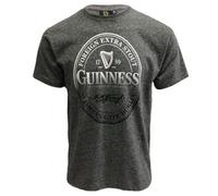 Guinness BLK Guin Stamp Grindle R/N T T-Shirt, Gris (Grey Grey), XXL Homme