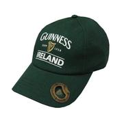 Guinness Casquette de Baseball avec décapsuleur intégré - Bouteille Green Harp, Vert, Taille Unique