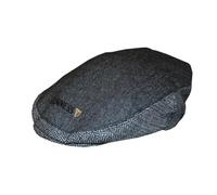 Guinness Casquette Plate en Tweed Gry pour Homme, Gris (Grey Grey), L