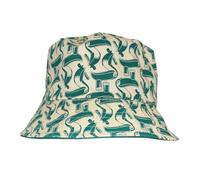 Guinness Chapeau cloche soleil réversible vert harpe et toucan, Vert