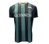 Guinness - Maillot Performance Rayé Noir/Vert - G3080, Noir , XXL