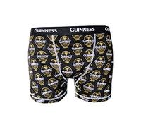 Guinness Official Merchandise Boxer Fermeture éclair Homme, Noir (Black), FR : Medium