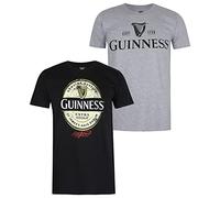 Guinness Pack 2 T-Shirt, Multicolore, L Homme