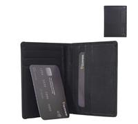 Guinness Portefeuille officiel à deux volets en cuir pour homme - Blocage RFID, 6 emplacements pour cartes, compartiment pour billets et 2 poches cachées - Portefeuille pour cartes de crédit en cuir