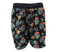 Guinness Short de bain hawaïen noir Toucan, Noir , XL