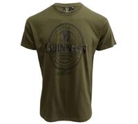Guinness T-Shirt Homme Vert kaki avec logo Foreign-Extra-Logo - Vert - Small