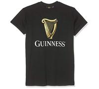 Guinness - T-Shirt - Taille Normale - Col Ras du Cou - Manches Courtes Homme - Noir - Large