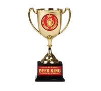 Guirca Trophée Roi de la Bière, Doré, 28 cm x 22 cm, Or