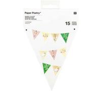 Guirlande 15 fanions - Pâques Multicolore G