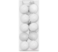 Guirlande à boules LED limuneuse blanche à piles Multi G