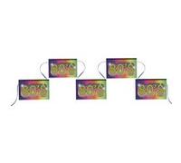 guirlande à fanions années 80 5m multicolore - générique 000671500000099 Multicolore