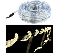 Guirlande à LED étanche IP44 (20 m) - Blanc chaud [Lunartec]