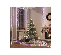 vidaXL Guirlande à LED groupées 1000 LED Multicolore pastel 11 m PVC