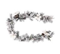 Guirlande Artificielle Sapin avec déco Fleurs, Pommes de pin et Baies L 200 cm - Feeric Christmas