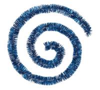Guirlande - ATMOSPHERA CREATEUR D'INTERIEUR - Bord festonné - Holographique - Bleu nuit - 2 m x 4 cm