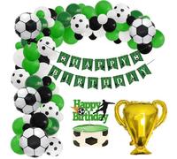 Guirlande Ballons Decoration Anniversaire ,thème du football,Deco Ballon