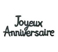 guirlande ballons lettres anniversaire 4.5m noir - générique balgj24nb Noir G