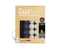Guirlande boule lumineuse LED USB 24 boules 2,4m - Minuit