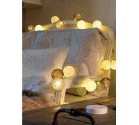 Guirlande Boule Lumineuse Led Usb Télécommandée Chocolat 24 boules
