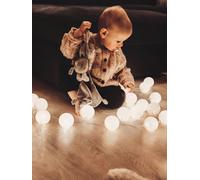 Guirlande Boule Lumineuse Led Usb Veilleuse 2h Flocon 24 boules