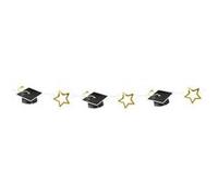 guirlande carton diplômé américain 3m - boland 90621