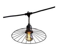 Lumisky Guirlande lumineuse Chic Cage fil métal 10 ampoules E27 6 m