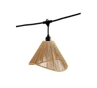 Lumisky Guirlande connectable Raffy 7 ampoules E27 6 m extérieure abat-jour corde bohème