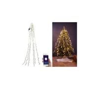 Lunartec Guirlande connectée pour sapin de Noël avec 6 fils et 180 LED