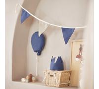 Guirlande de fanions Jeans blue-Olive (200 cm)