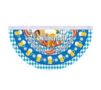 Guirlande de fanions pour l'extérieur Bannière Décorative Oktoberfest 91 Cm | Fanion allemand d'extérieur Pour fêtes, festivals, célébrations, maison, bar, jardin, porche