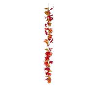 Guirlande de Feuilles Artificielles James 180cm Orange