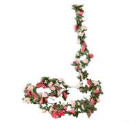 Guirlande de Lierre Artificiel 2,5m Réaliste(B) | Aspect naturel lifelike, pour feuilles réalistes, pour idéal salon pour chambre, longueur 2,5m, pour facile à installer