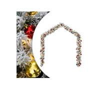vidaXL Guirlande de Noël 4019672 – 5 m, boules et lumières LED, PVC, vert