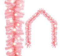 vidaXL Guirlande de Noël 10 m - LED - Rose