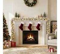 Guirlande de Noël avec lumières LED 5 m Blanc vidaXL