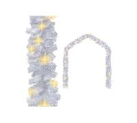 vidaXL Guirlande de Noël avec lumières LED 5 m Blanc 284311 Blanc G