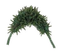 Guirlande de Noël d'extérieur - Boîte aux lettres - Couronne de Noël avec aiguilles de pin - 110,5 cm - Décoration de Noël pour boîte aux lettres - Pour maison, mur, fenêtre, terrasse, jardin, cour