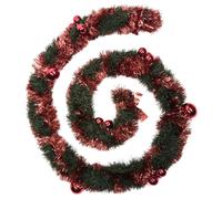 Guirlande de Noël effet branche de sapin - Rouge et Vert