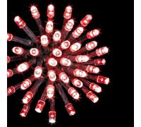 Guirlande de Noël Lumineuse "Timer" 50m Rouge