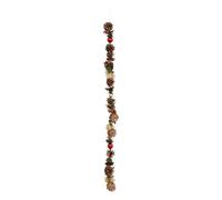 Guirlande de Noël "Pomme de Pin" 100cm Rouge