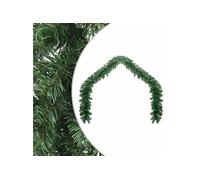 vidaXL Guirlande de Noël PVC 10 m vert G