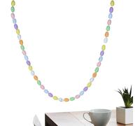 Guirlande De Pâques Décoration De Fête Aux Œufs Tachetés De 2 m Pour Pâques